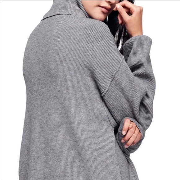 Free People Turtleneck Tunic Pull Over Sweater - Picture 4 of 10